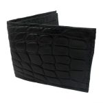 Angry Gator - Alligator Wallets - Black with Ostrich Interi