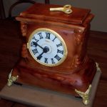 Antique Clock Cake | Unique cakes designs, Clock, Halloween .