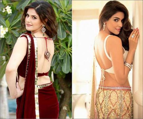 The Backless Blouse Designs Are Revamping Traditional Saree Looks .