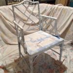 hand paint bamboo chairs vs spray paint? | Bamboo chair .
