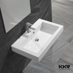 New Design Cast Poly Marble Stone Resin Wash Basins Solid .