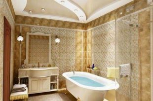 Latest tips for false ceiling designs for bathroom interior .