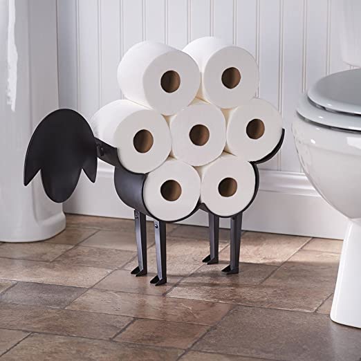 Amazon.com: ART & ARTIFACT Sheep Toilet Paper Roll Holder - Metal .