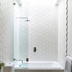 Design Detail: Hexagonal Tiles On A Bathroom Wa