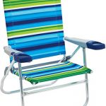 Amazon.com : Rio Beach 15" High Beach Chair, Blue/Green Stripe .