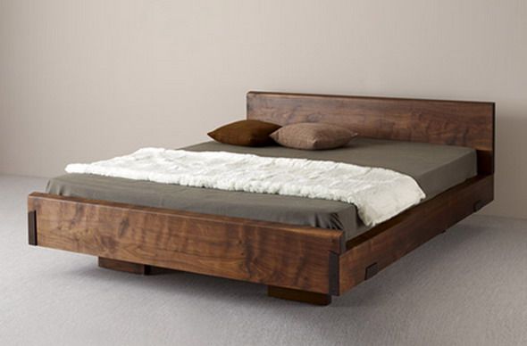 Natural Wood Beds by Ign. Design. - rustic knotty wood (mit .