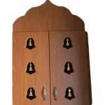 Vsquare Pooja Unit Wooden Temple With Bells In Door: Buy Vsquare .