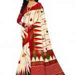 Buy Akhilam Women's Silk Cotton Saree With Blouse Piece .