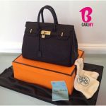 Hermes Croc Birkin Bag Cake | Handbag cakes, Bag cake, Fashion cak