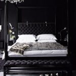 7 Beyond-Gorgeous Black Rooms | Black bedroom design, Stylish .