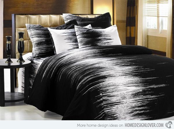 15 Black and White Bedding Sets | White bed set, Black and white .