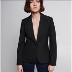 Zara Jackets & Coats | Womans Deep V Black Blazer | Poshma