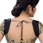 Black and gold blouse (With images) | Brocade blouse designs .