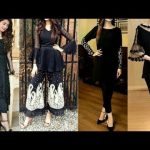 New stylish black dresses for girls|new design black dresses .