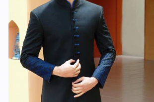 Amir Adnan Black Sherwani Design | Indian men fashion, Groom dress .