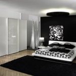 Black and White Wardrobe Designs for Contemporary Bedroom by .