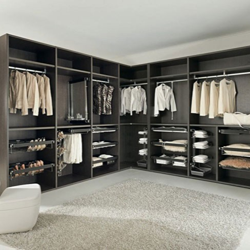 More Luxury bedroom furniture black wardrobe closet, View Black .