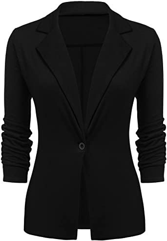 ACEVOG Blazers for Women Business Casual Formal Long Sleeve One .