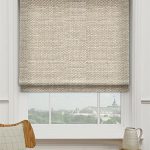 Linen Hopsack Roman Blind | Curtains with blinds, House blinds .