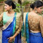 13 New Blouse Back Neck Designs For Pattu Sarees • Keep Me Styli