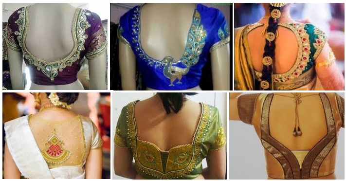 15 Traditional Blouse Back Neck Designs for Pattu Sarees | Styles .