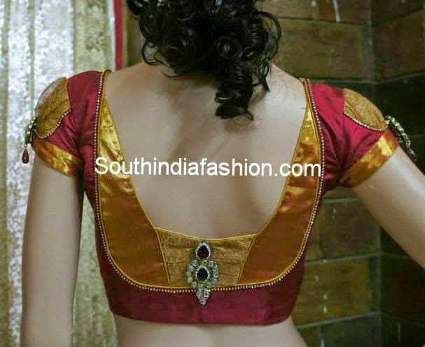 Top 10 Blouse Designs for Wedding Silk Sarees (With images .
