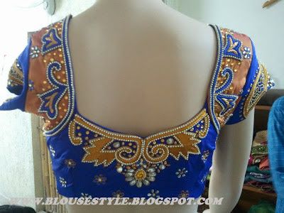 ZARDHOSI AND THREAD | Designer blouse patterns, Work blou