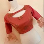 Latest Blouse Front Neck Designs for Sarees in 2020 (With images .