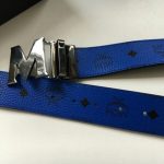 MCM Accessories | Blue Original Nonreversible Belt | Poshma