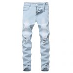 Light Blue Ripped Jeans: Amazon.c