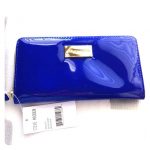 Steve Madden Bags | Reduced Zip Around Blue Wallet | Poshma