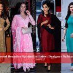 Bollywood Beauties spotted in Latest Designer Salwar Sui