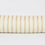 Viney Gold Striped Ivory Bolster Pill