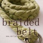 DIY t-shirt braided belt tutorial (With images) | Diy braids, Diy .