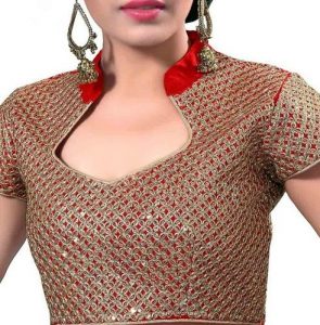 blouse design broad neck