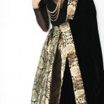 Gold and Black Brocade Lehenga Choli Online Shopping – Indian Dress