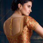 Soch Brocade Gold Blouses - SZBA BLZ 60010 (With images) | Blouse .