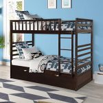 Amazon.com: Merax Bunk Beds for Kids Twin Over Bunk Bed with .