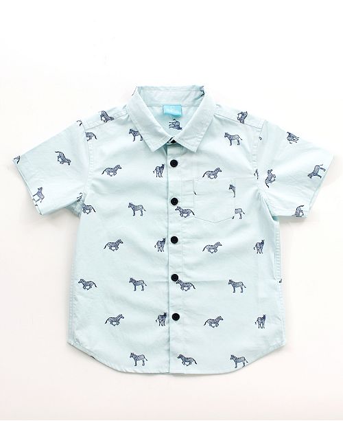 Bear Camp Baby Boy Printed Button Down Shirt & Reviews - Shirts .