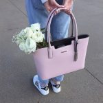 bag, pink, calvin klein, handbag, designer bag, blush pink, pastel .