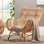 Remarkably comfortable and supportive, our curving Sairah Rattan .