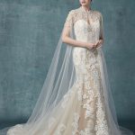 Janson (+ cape) Wedding Dress by Maggie Sottero | The Dressfinder .