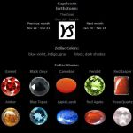 Capricorn birthstones | January | Zodiac stones, Birthstones .