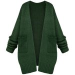 Womens Casual Long Sleeve Cardigan Sweater Coat Green ($48 .
