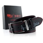 HoffeBelts Men's Hand-Crafted Full Grain Leather Black Casual .