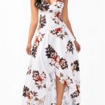 Overlap Flower Print White Slip Dress | Shop casual dresses .