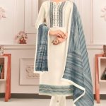 Off White and Peach Casual Salwar Suits | Buy Indian Off White and .