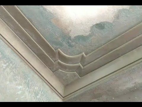Ceiling corner design - YouTube (With images) | Corner designs .