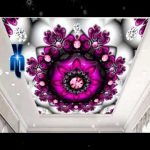 Ceiling Mural Flower Design False Ceiling || Flower Design Mural .