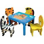 Animal chairs for children (com imagens) | Mesa para criança .